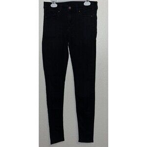H&M Divided Denim Stretch Leg Skinny Jeans Size 6 Black